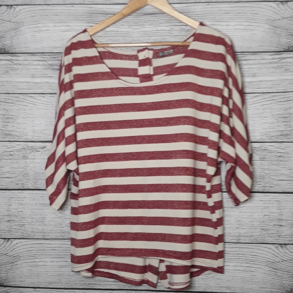 Women's Striped long sleeve top size L
